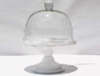 00 Medium Dome On Silver Stand