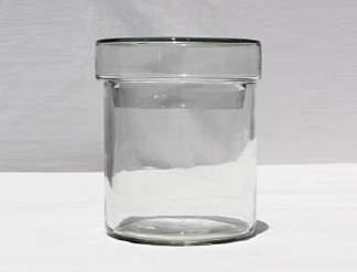 00 Small Jar With Glass Lid