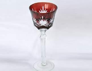 00 Amber Ball Wine Glass 20 cm WG007 R9.