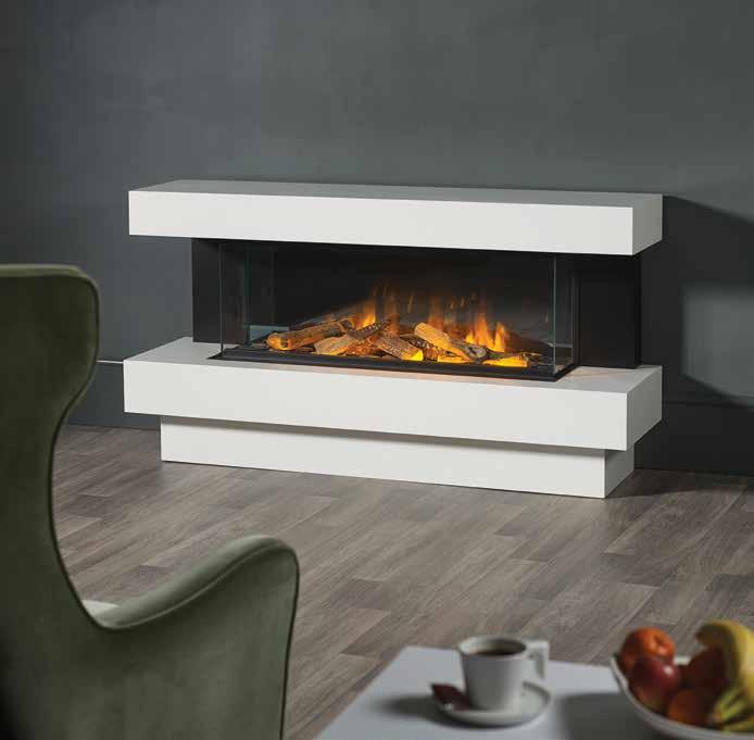 SHANNARA STANDARD SHANNARA ELECTRIC FIREPLACE The Shannara Electric Fireplace creates a modern and contemporary focal point to any room.