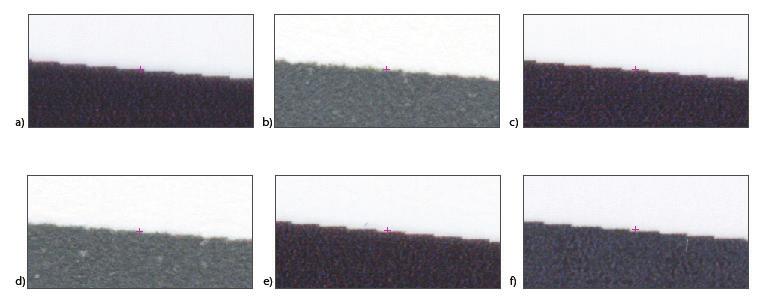 Papers with glossy coating have smallest surface roughness (0.033-0.242µm) and largest gloss (79.6-90.6), while the results on matte papers are completely opposite.