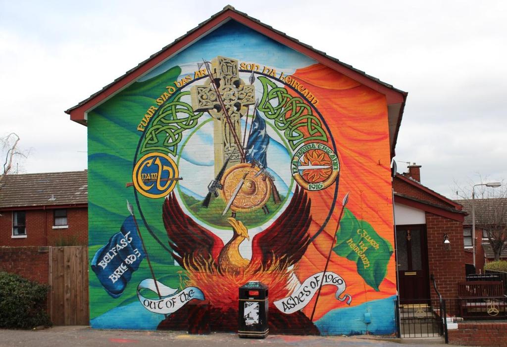 Foster 22 Figure 8: Phoenix mural of IRA on New Lodge Road, Belfast continued production of these murals was not a case of inability to move forward, but rather a desire to perpetuate a threatening