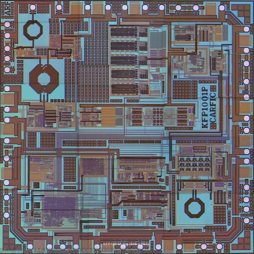 北斗 /GPS 接收器芯片 CARFIC, SJTU 软件可重构的射频 SoC 架构 同时支持 GPS L1 Galileo E1 BD B1 等频点的多模多频接收 ;