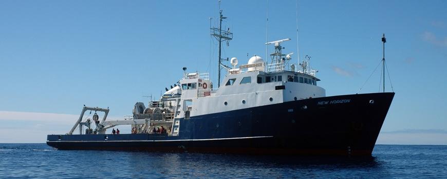 Echosounder Systems Installed on SIO Vessels R/V New Horizon, 170 ft / 52 m