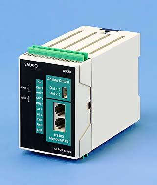 Dual loop process controller AK0 GENERAL FEATURES The model AK0 is a dual independent loops process controller. It works with the MODBUS/RTU protocol.