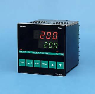 /4 DIN Process controller AK96 GENERAL FEATURES The model AK96 is a 96x96mm process controller with advanced features. The user can choose among different input probes including linear inputs.