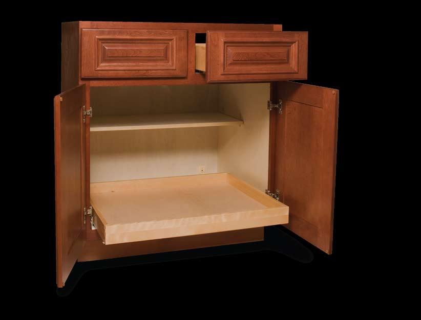Standard Construction River Run Cabinetry s Standard Construction offers many features which are considered upgrades in other lines of cabinetry.