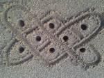 Despite various mathematical concepts embedded in the sand drawing, It is not frequently employed in the classroom.