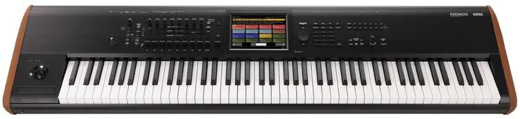 preload combinations Korg s exclusive 7-inch colour
