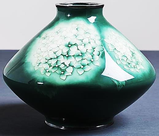 Aquamarine vase c.