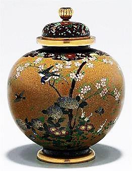 5 cm Vase with birds and
