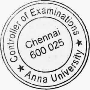 NA UNIVERSITY, CHENNAI - 600 5 NOVEMBER/DECEMBER- 27 For candidates admitted in Anna University,Chennai during Academic Years 21,22 & 23 PTCS22 PTCS22 PTEE22 PTCS2253 PTMA2265 PTCS2255 PTCS2251