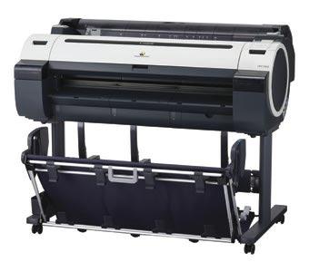 36" 5-Colour REACTIVE INK PRINTERS For Technical Documents and General Printing Applications imageprograf ipf760 Output Width 36" Wide Number of Ink Tanks 6 Colour Set Ink Type Dye: Cyan, Magenta,