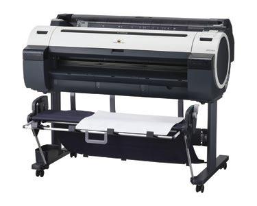 36" 5-Colour REACTIVE INK PRINTERS For Technical Documents and General Printing Applications imageprograf ipf765 Output Width 36" Wide Number of Ink Tanks 6 Colour Set Ink Type Dye: Cyan, Magenta,