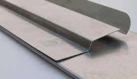 (1) METAL TO METAL HINGING APPLICATIONS Type SF fastener installed into unequal thickness sheets.