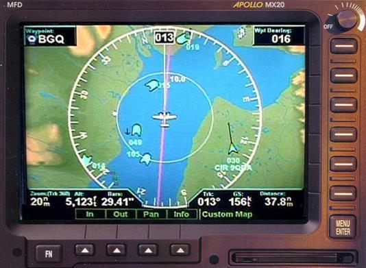 Benefits in the cockpit Provides navigation and displays aircraft position relative to terrain Displays location