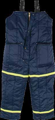 -50 F R326J Reflective Jacket Same great features as our F326J Freezer Jacket, with fluorescent lime yellow 3M Scotchlite Reflective Tape sewn around the