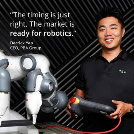Co-bots in Manufacturing PBA Group, a local engineering company, is transforming the way factory floors and retail stores operate with the use of