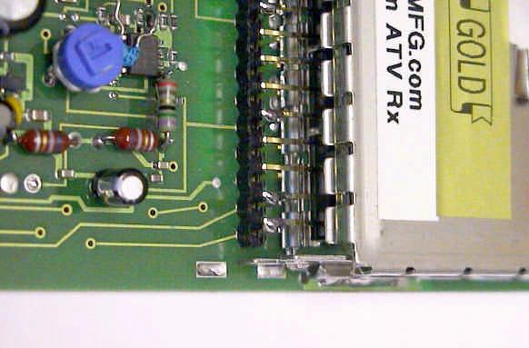 SCL (to LCD pin 6) SDA (to LCD pin 7) Transmitter pin identification Identify the SCL and SDA pins on the