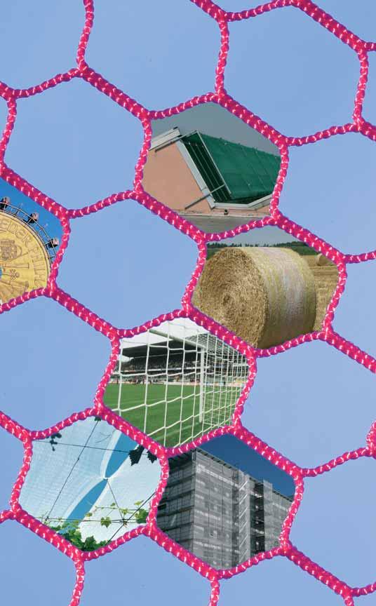 INTRODUCTION REVIEW OF THE PRODUCTS Nets for the agricultural and leisure sectors Olive nets Shade nets Harvesting nets Growing nets Anti-bird nets Mosquito nets Wind-breaks Anti-hailstone nets