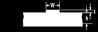 (a) (b) Figure 4-4: Cross-section of a single (a) coplanar waveguide (b) microstrip waveguide Table 4-3: Theoretical characteristics of designs for PCB