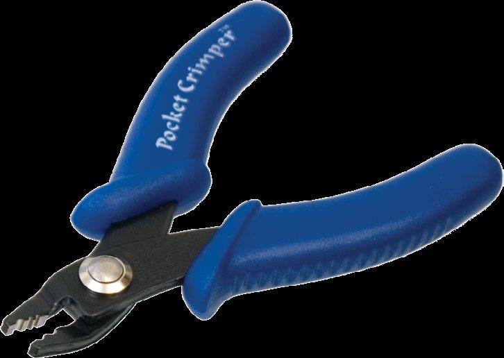 91mm) 3 4 Crimping Tools To simply flatten a crimp you can use flat-nose pliers.
