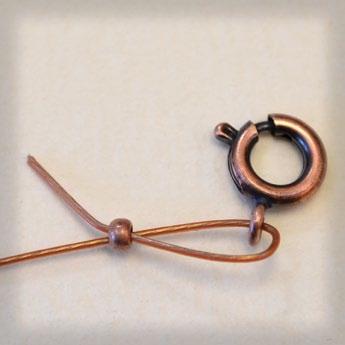 oval. Finishing a Necklace or Bracelet 1.