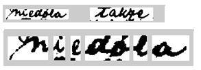 5 symbols per page. 3.2. Feature extraction A large number of feature calculation in off-line handwriting and signature verification has been proposed in the literature.