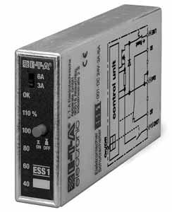 In the event of an overload or short circuit in a load circuit, even the shortest break-down of the output voltage of the power supply to values below 8 V must be prevented under all circumstances.