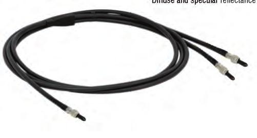 Both types of reflectance probe have light source and spectrometer legs with SMA905 connectors for compatibility with standard fiber optic spectrometers and light source.