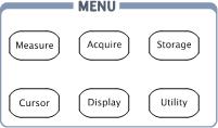 To Set up the Sampling System Figure 2-60 shows, the Acquire button at the MENU of the front panel.