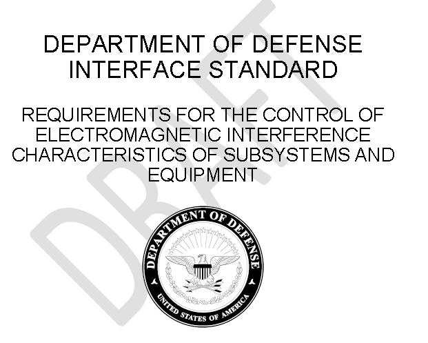 MIL-STD-461G CS117 and CS118 are new with the G version of the standard specification Applicable to a wide variety of DoD systems CS117: Lightning strike testing CS118: ESD testing This requirement