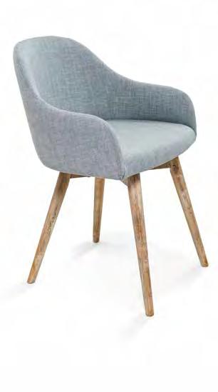 CURVED BACK SIDE CHAIR