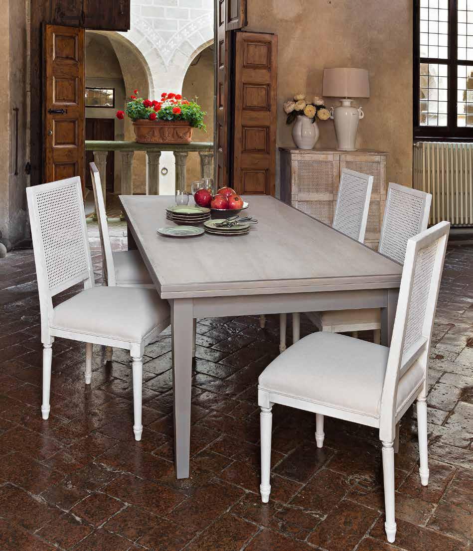 46 47 7550 PAOLO 2 EXTENSIONS DINING TABLE