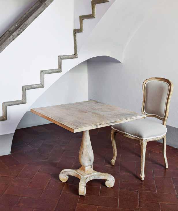 60 61 8311 BISTROT ROUND PEDESTAL TABLE MARBLE TOP