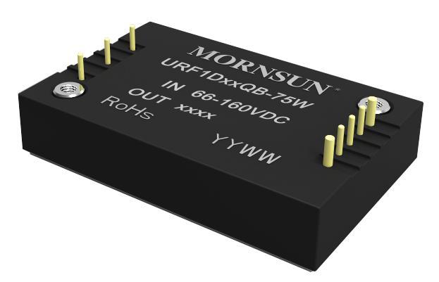 75W, wide input voltage, isolated & regulated single output DC-DC converter Patent Protection RoHS FEATURES Wide input voltage range: 66-16 High efficiency up to 91% Low no-load power consumption