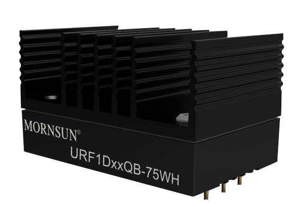 1/4 brick Meets requirements of railway standard EN50155 URF1D_QB -75W Series is a high performance product designed for the field of railway applications.