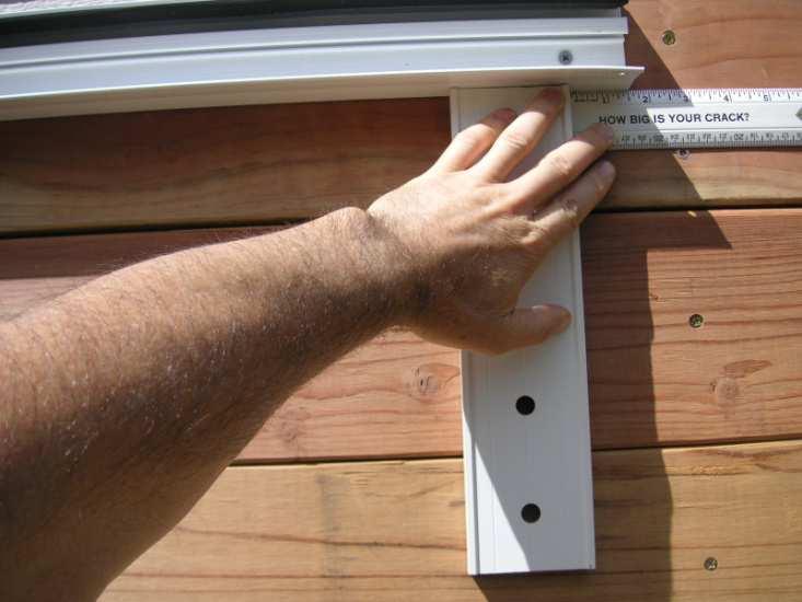 Make sure that the awning is attached to structural framing.
