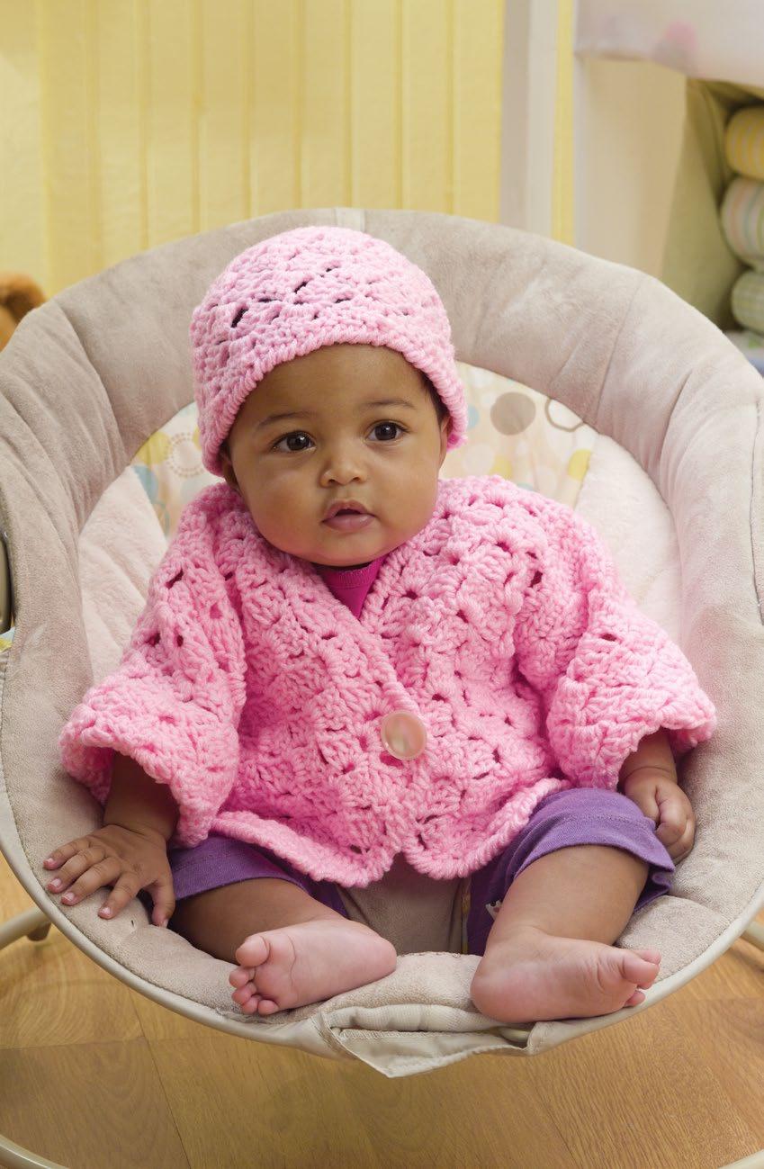 4 Let s Go Crochet Cardigan & Hat 10 Super Baby This sweater