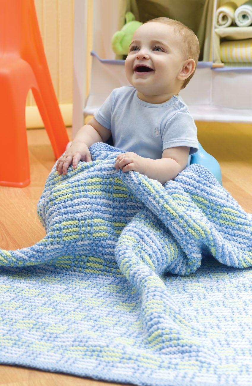 This soft creatively designed blanket would look just as nice in girly