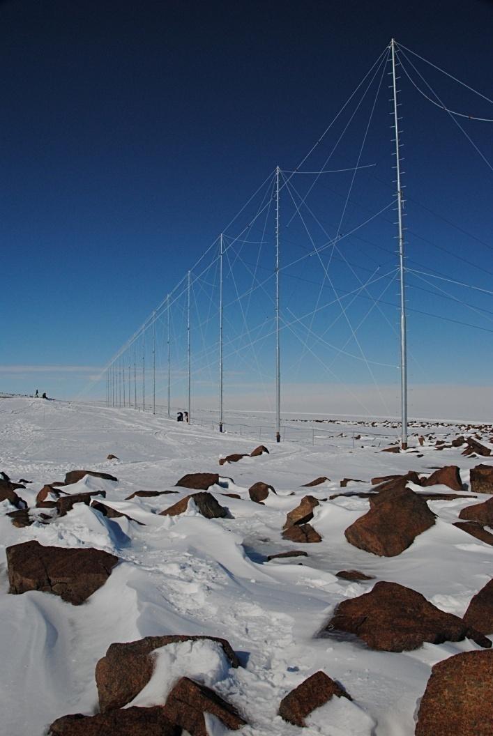 South African Antarctic base SANAE IV HMO maintains an HF radar at Sanae, Antarctica,