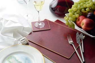 Placemat Ranges Lady Clare placemats are made in Britain using FSC certified board.