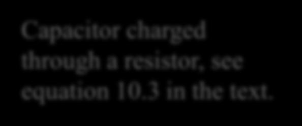 V Basic Free-Running Multivibrator R 1 T V sat R1 R2 Steady state voltage if t Figure 10.7 (F) t V ln V V V 0 1 Capacitor charged through a resistor, see equation 10.