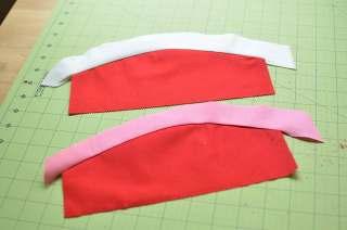 Repeat this step with another color of fabric, making sure again to allow