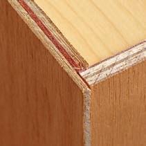 guides 4-sided, clear-coated, solid wood ¾" nominal thick dovetail sides with 5.