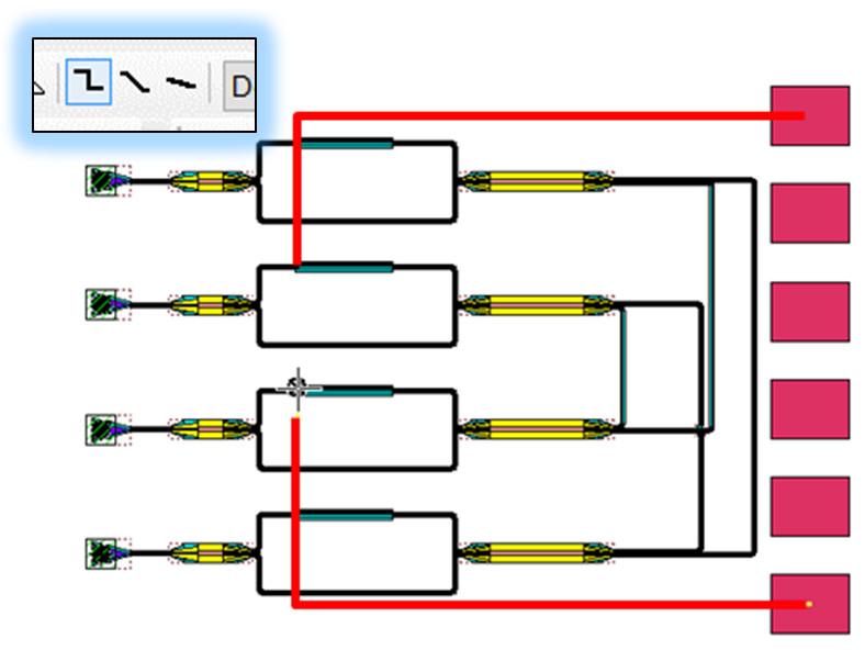 design time and the potential errors. If necessary, the designer manually inserts a crossing component from the library and connects it to the corresponding switches. IPKISS.