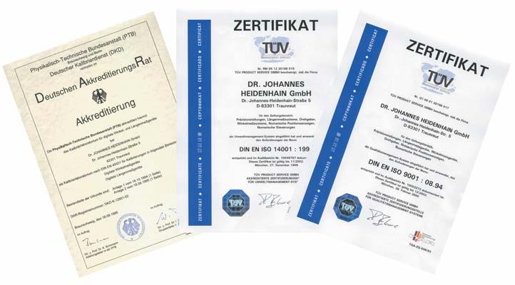 HEIDENHAIN has been manufacturing high-accuracy scales for over 70 years, and for many years it has developed measuring and testing devices for length and angle measurement for national standards