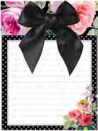 Griffin Grace Black Collection 6" x 8", 175 lined sheets BP315 Note Pad Maude