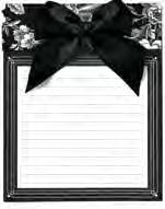 Collection 6" x 8", 175 lined sheets, Foil Accent HO655 Note Pad