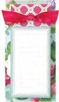 Spot Varnish, NP236 List Pad Anna Griffin Amelie Floral Collection 9 x 4½, 60 lined sheets Gold Foil Accent NP237 List Pad Anna Griffin